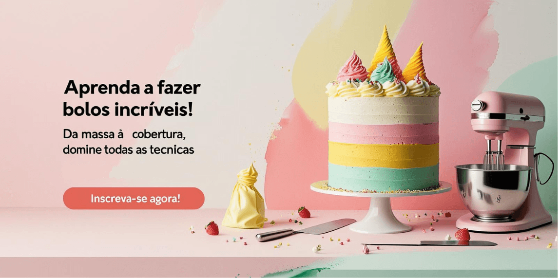 Banner da Oficina de Bolos